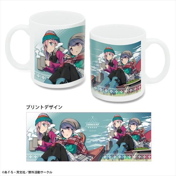 ゆるキャン△ マグカップ デザイン01(各務原なでしこ&amp;志摩リン)