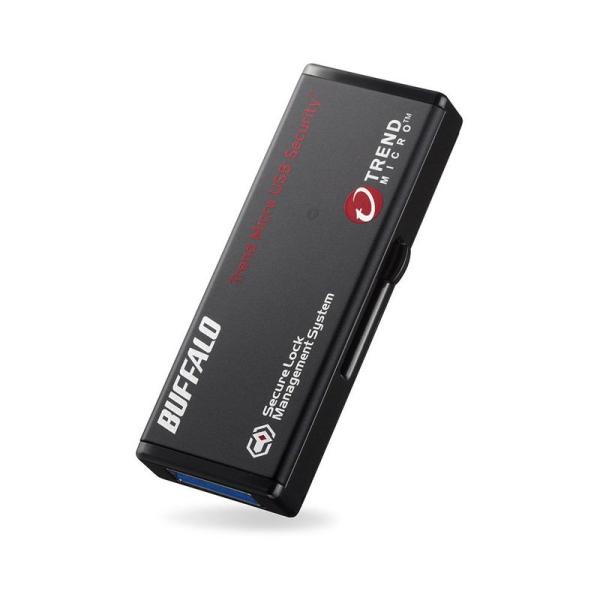 USBメモリ・フラッシュドライブ 64GB BUFFALO USB3.0 ウイルスチェック セキュリ...