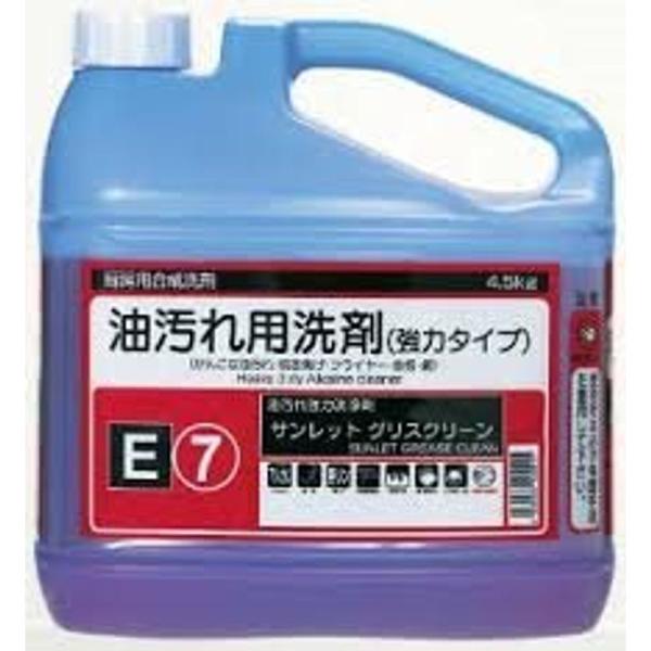 キッチン用洗浄剤 厨房用洗浄剤静光産業 サンレット グリスクリーン 4.5kg×4本セット