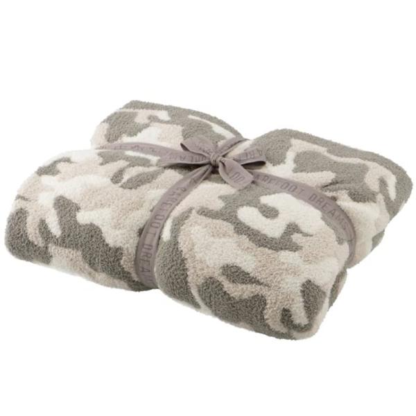 ベアフット ドリームス ブランケット COZYCHIC CAMO THROW カモフラージュ柄 シン...