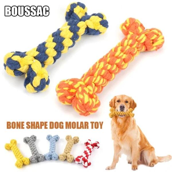 犬用の骨の形をしたペットのおもちゃ,噛むのに適した5色のアクセサリー