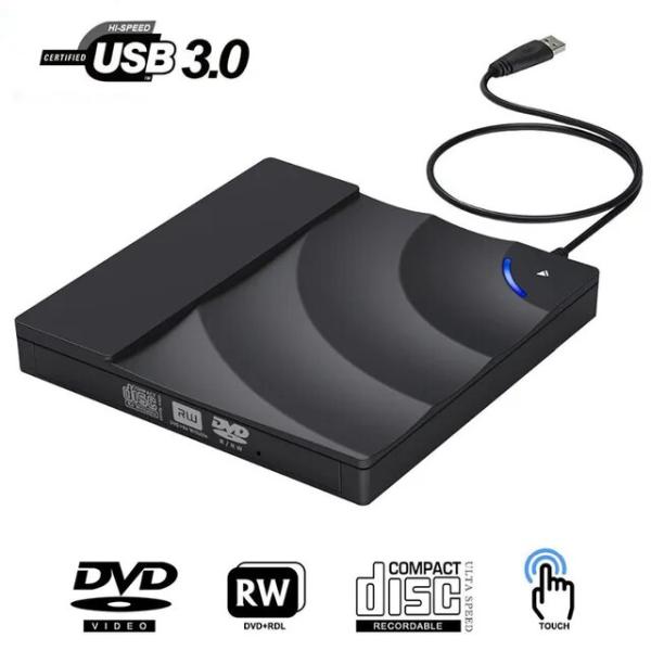 ポータブル高速USBフラッシュドライブ,3.0 cd,DVD-RW,USB,外部ドライブ,スリムディ...