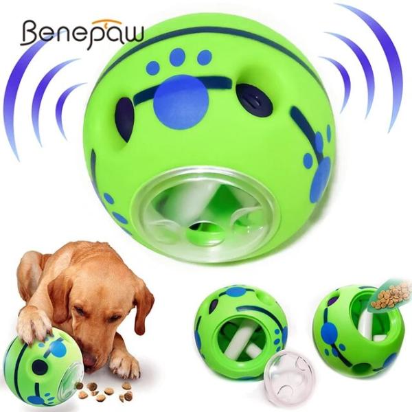 Benepawe-インタラクティブな犬のおもちゃ、食品の供給、治療、ペットの露ボール、安全、スクイー...