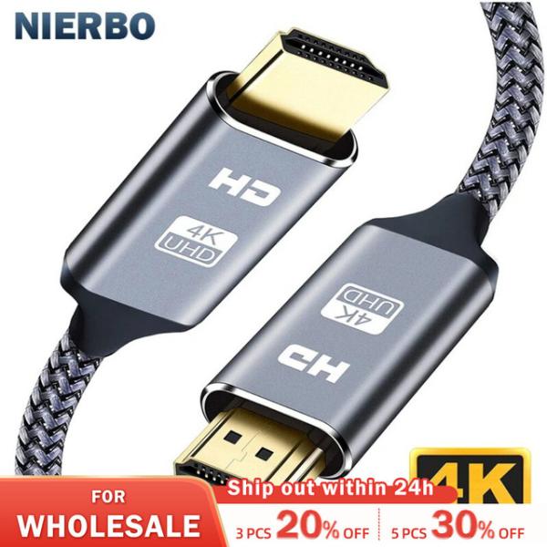 Nierbo-hdmiケーブル2.0 4k for ps4、ps3、xbox、Fire TV Sti...