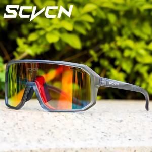 Scvcn-男性と女性のためのサイクリングサングラス,マウンテンバイク,ロード,運転,アウトドアスポーツ,マウンテンバイク,Uv400