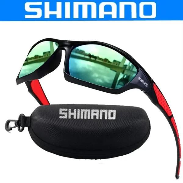 Shimano-男性と女性のためのアウトドアスポーツサングラス,ファッショナブルなフィッシンググラス...