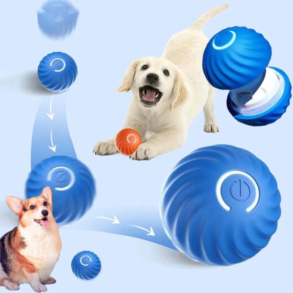 犬と猫のための自動移動式ローリングボール,インテリジェントおもちゃ,USB,猫の製品,子犬の誕生日プ...