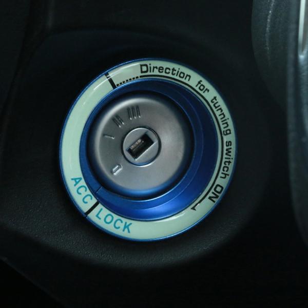 発光車点火鍵穴装飾フォードフォーカス2 3 4 2005-2016、自動車の付属品