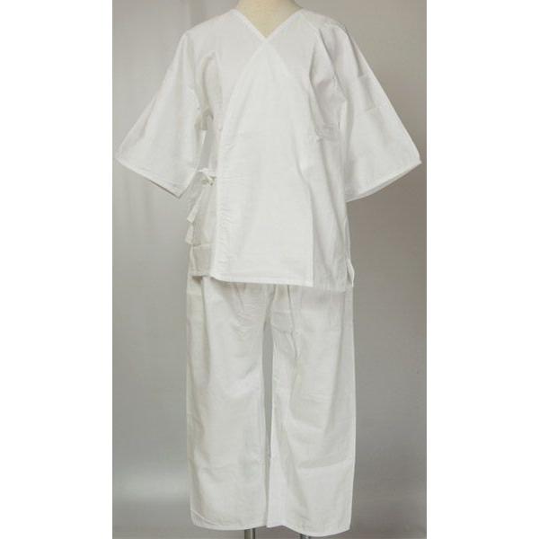 男物肌着　上下セットアンサンブル　M/Lサイズ　ガーゼ素材　前合わせ・ステテコ　紳士用着物和装下着