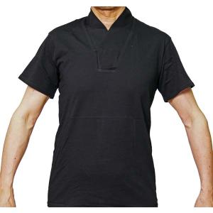 男物 Vネック 半襦袢 半袖 半衿付き M/L...の詳細画像1