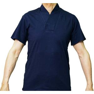 男物 Vネック 半襦袢 半袖 半衿付き M/L...の詳細画像5