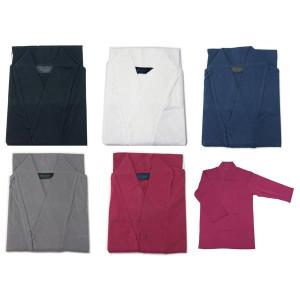 男物TシャツタイプVネック半襦袢 7分袖 半衿タ...の商品画像