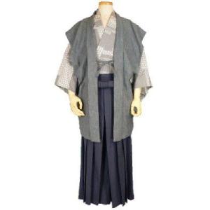男物　袖なし羽織(袷)　綿(シワ加工)生地9色から誂え仕立て　紳士はおり