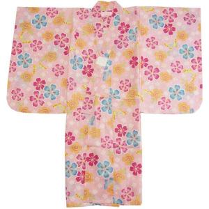 専用　新品　サンリオ　浴衣　ハローキティ　ピンク　フリーサイズ　花柄 レトロモダンな着物ブランド「ふりふ」×大人気「サンリオ