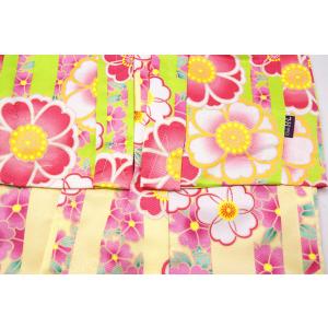子供着物 アンサンブル 黄緑羽織/黄色着物 5...の詳細画像3