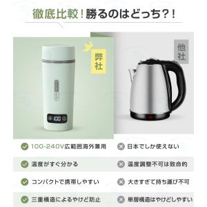 【海外兼用&温度表示】 電気ケトル ポータブル...の詳細画像4