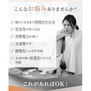 ★即納★収納袋付き★ ふわとろ 毛布 電気毛布...の詳細画像3