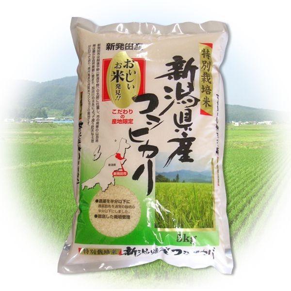 ふるさと名物商品 令和3年産 2020年度産 米 贈答に好評！ 特別栽培米 新潟県産コシヒカリ 5k...