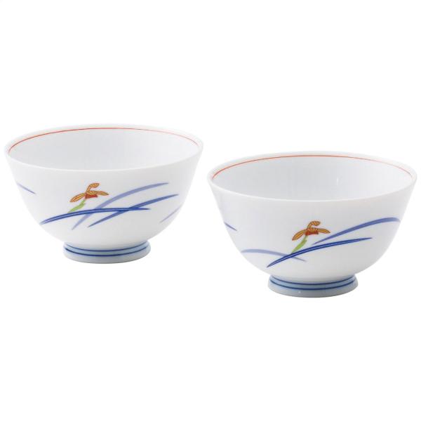 オーキッドブルーム 組飯碗 ギフト プレゼント 贈り物 贈呈 ご褒美 香蘭社