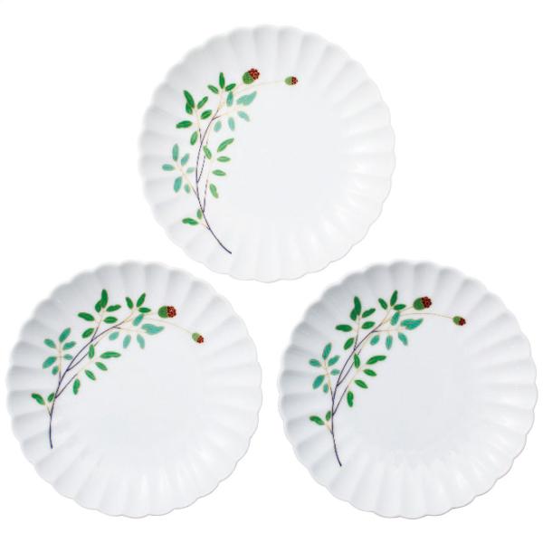 われもこう 三つ組銘々皿 ギフト プレゼント 贈り物 贈呈 ご褒美 香蘭社