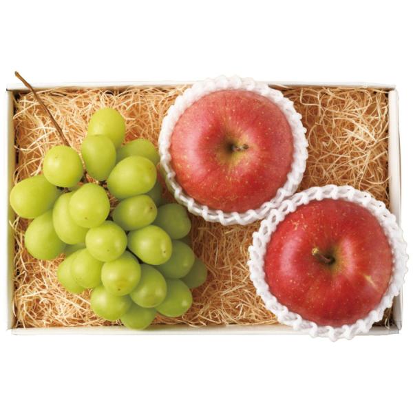 シャインマスカットとサンふじ詰合せ お歳暮 冬ギフト 冬の贈り物 年末ギフト 感謝の贈り物 お世話に...