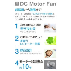 壁掛け扇風機 扇風機 DCモーター 静音 静か...の詳細画像1