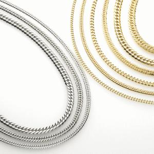 喜平 18金 ネックレス 造幣局検定刻印(ホールマーク)入 K18 二面 喜平