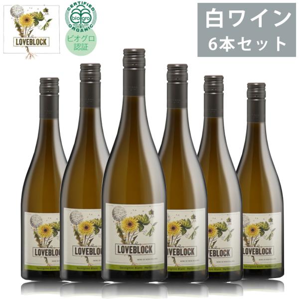 ラブブロック 2021 6本セット 750ml×6 白ワイン 柑橘系 香り フルーティー 葡萄酒 オ...