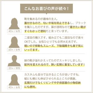 シューズボックス 収納棚 玄関 組み立て式 下...の詳細画像2