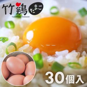 竹鶏あかたまご（赤玉） 30個入り 竹鶏ファーム 卵 宮城県産 産地直送 代引不可 同梱不可｜ichibankanshop