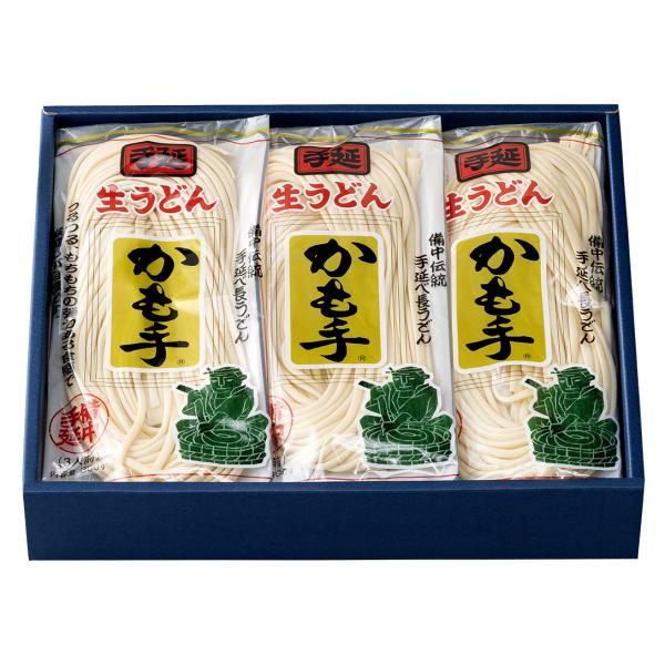 手延べうどん 手延べ生うどん 300g×6袋 うどん かも川 かも手 ギフト グルメ 法事 お供え ...