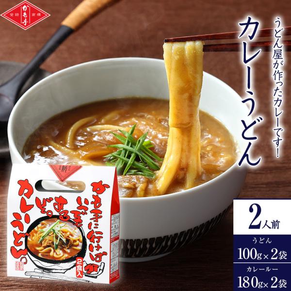 うどん屋が作ったカレーです！ かも手 カレーうどん（2人前） R-カレ | うどん 饂飩 ウドン u...