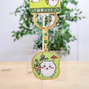 大阪限定ちいかわダイカットキーホルダー（大阪城・ハチワレ） 大阪