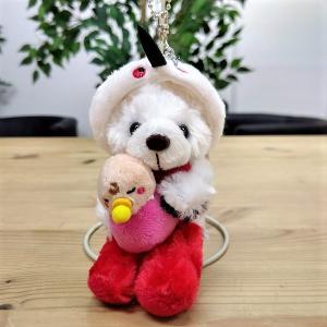 ご当地ベア ぬいぐるみマスコットキーホルダー（大阪城3） お土産 関西