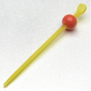 人形用 玉かんざし 赤色 5号(5ヶセット) 髪...の商品画像