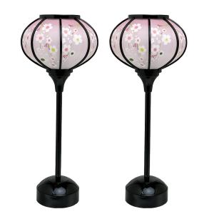 ぼんぼり ＬＥＤ しだれ桜 ２９cm 雪洞 コードレス