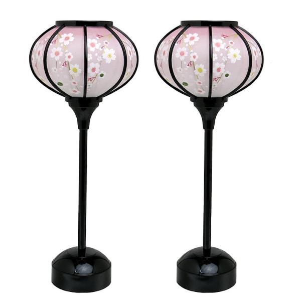 ぼんぼり ＬＥＤ しだれ桜 ２９cm 雪洞 コードレス