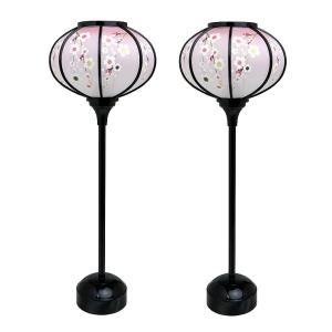 ぼんぼり ＬＥＤ しだれ桜 ３６cm 雪洞 コードレス