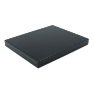 梅印 国産 木製黒塗飾台 約12cm×約9cm 人形用 黒台 一人台 人形台 飾り
