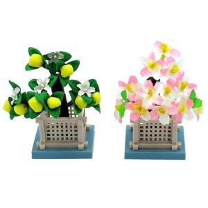 【 雛人形 】豆桜橘 1号（高さ約8.5cm） 単品販売 雛人形 ひな人形 初節句 雪洞 ぼんぼり ...