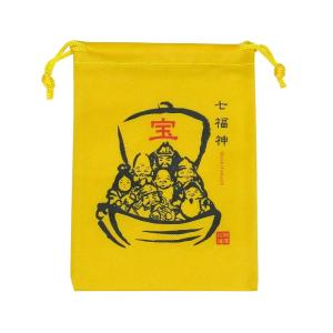 開運 七福神 巾着袋 3枚入り 開運 宝船 外...の詳細画像1