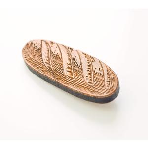 郵パケット 木製 ブローチ フランスパン 日本...の詳細画像4