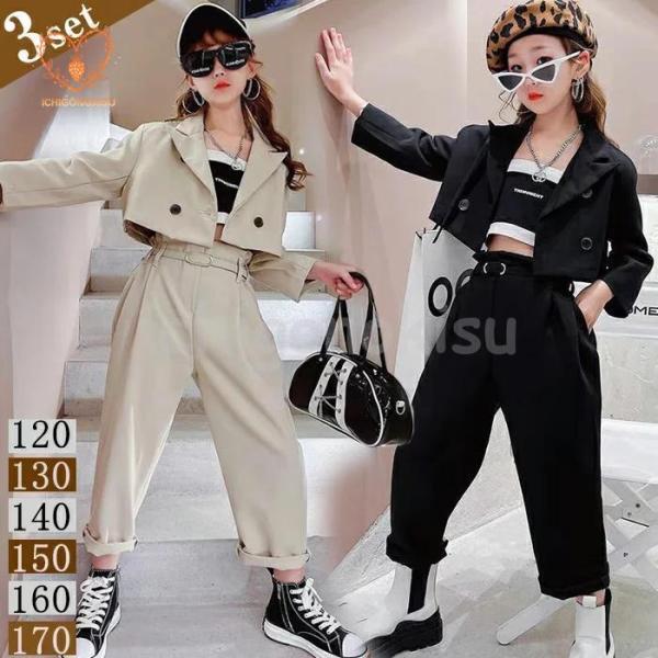 卒業式 スーツ パンツスーツ 女の子 165 140 150 160 170 入学式 卒業式 キッズ...