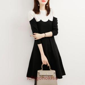 黒白ワンピースの商品一覧 通販 Yahoo ショッピング