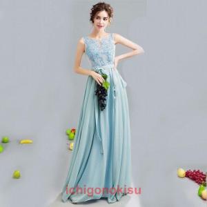 水色 ワンピース 結婚式の商品一覧 通販 Yahoo ショッピング