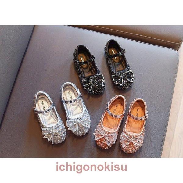子供靴 フォマールシューズ 女の子 靴 パンプス 結婚式 ピアノ 発表会 プリンセス 子ども靴 ジュ...