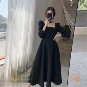 ワンピース レディース きれいめ シフォンプリーツスカート春秋 長袖