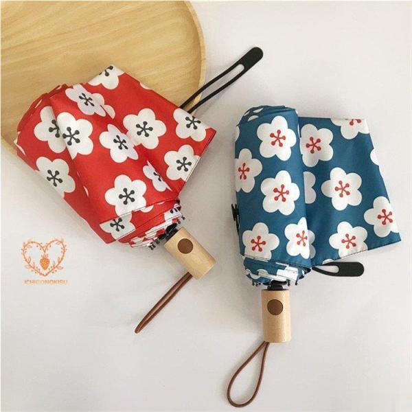 折りたたみ傘 レディース メンズ 自動開く UVカット 紫外線対策 花柄 晴雨兼用 軽量 ワンタッチ...