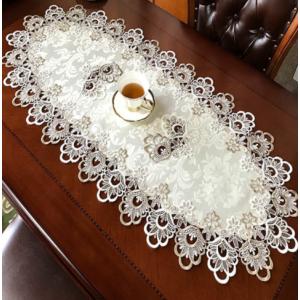テーブルセンター テーブルクロス コットンレース レクト 40 x 90