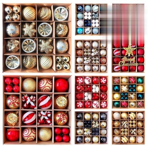 クリスマス 飾り ボール  クリスマスツリー 装飾 オーナメント 雪だるま 車 汽車 松ぼっくり 手...